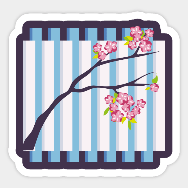 Sakura/ Cherry Blossom Sticker by KirmiziKoi